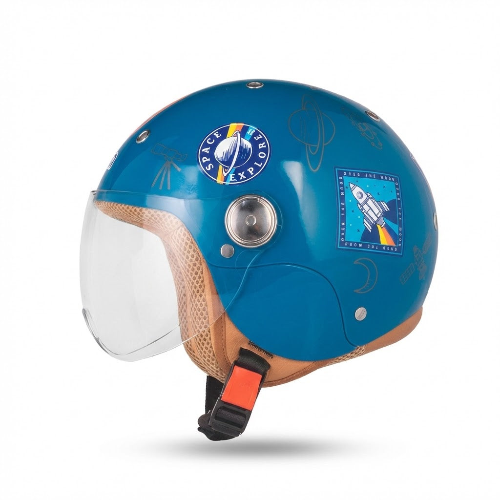 Petit (45-48cm) bleu, 
Grand (49-54cm) bleu