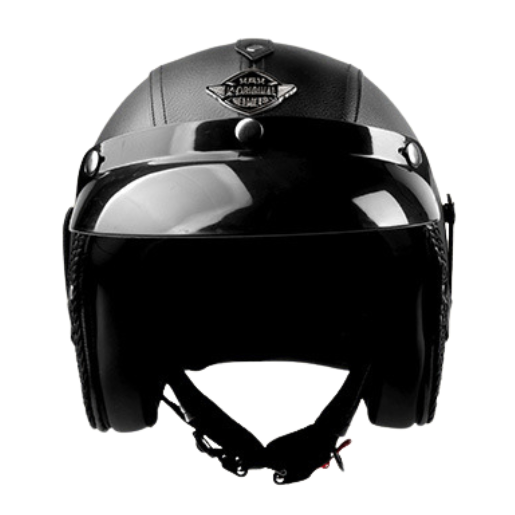 Casque Jet Vintage V-Retro Leather Edition | Motorz Legacy