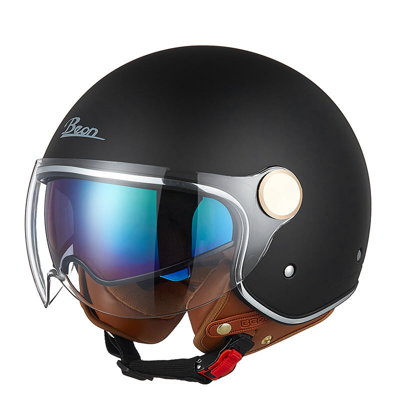 Casque Jet Vintage Icon Beon | Motorz Legacy