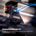 Intercom Moto FreedConn R1 Pro – Caméra 2K | Motorz Legacy - 3