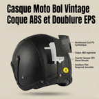 Casque Jet Vintage V-Retro Leather Edition | Motorz Legacy - 16