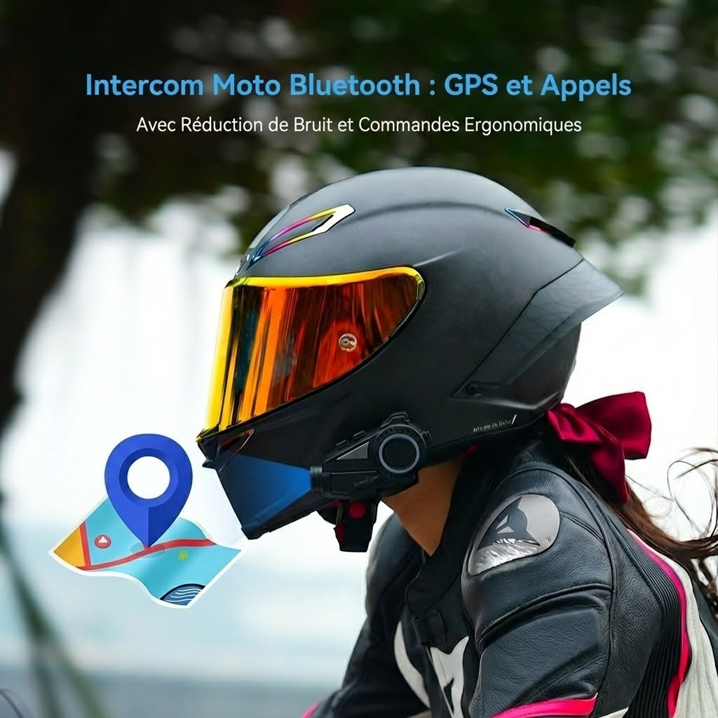 Intercom Moto Caméra FreedConn R3 Pro – Vidéo 2K | Motorz Legacy