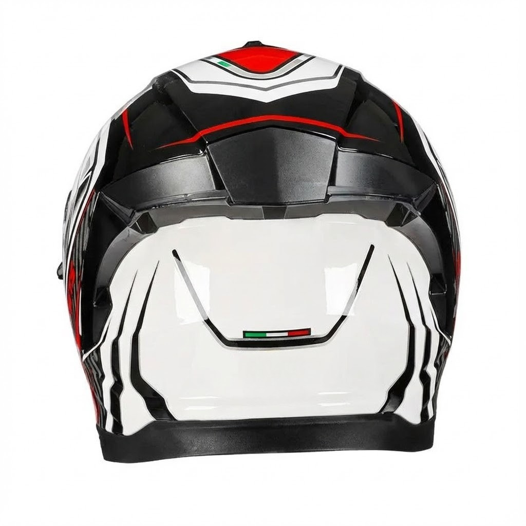 Casque Intégral Steel Red QIKE | Motorz Legacy
