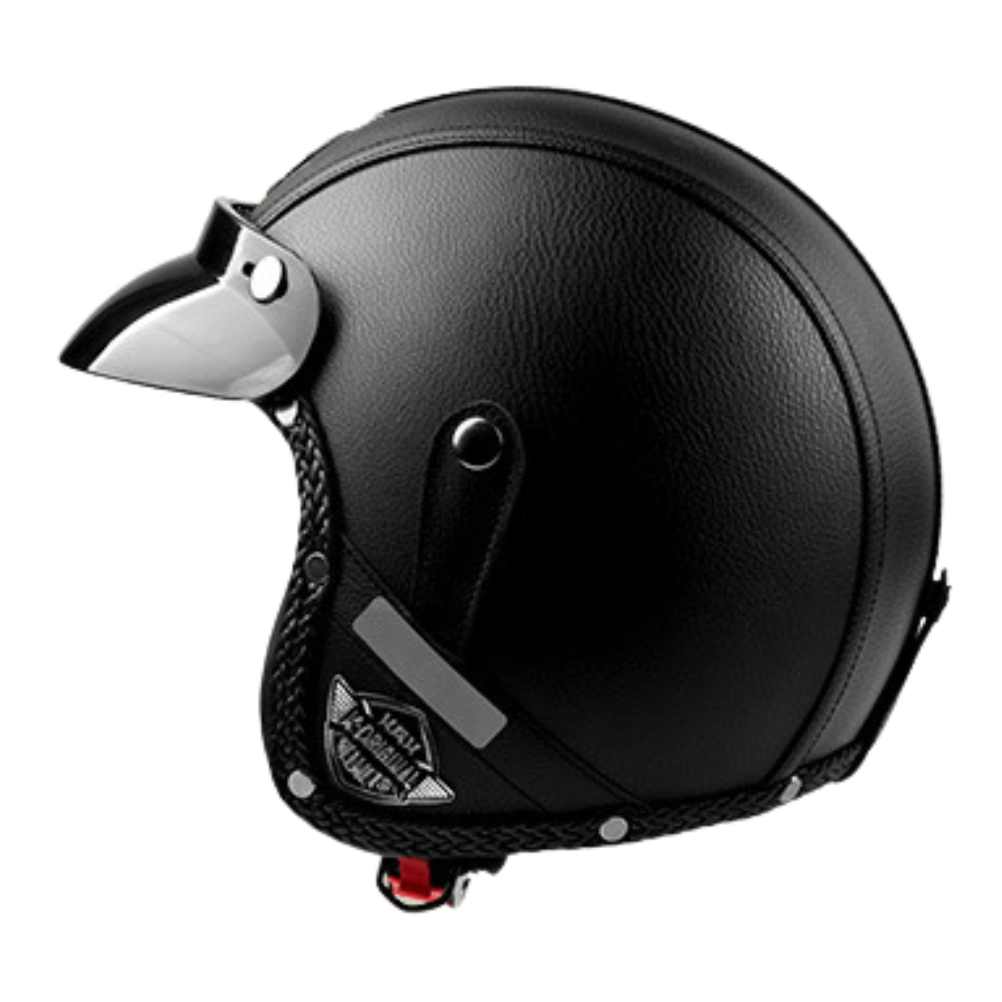 Casque Jet Vintage V-Retro Leather Edition | Motorz Legacy