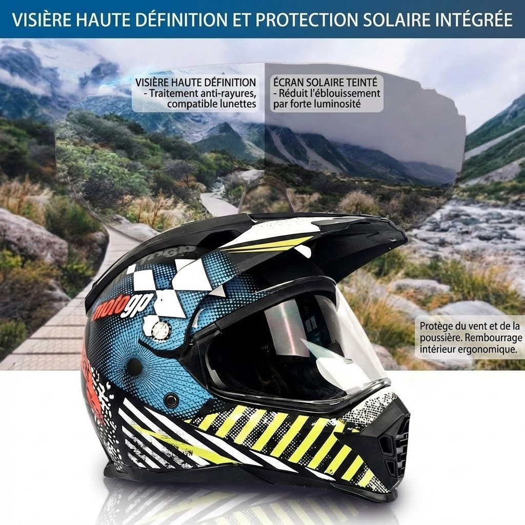 Casque Adventure Virtue V-Raid | Motorz Legacy