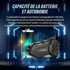 Intercom Moto FreedConn R1 Pro – Caméra 2K | Motorz Legacy - 10