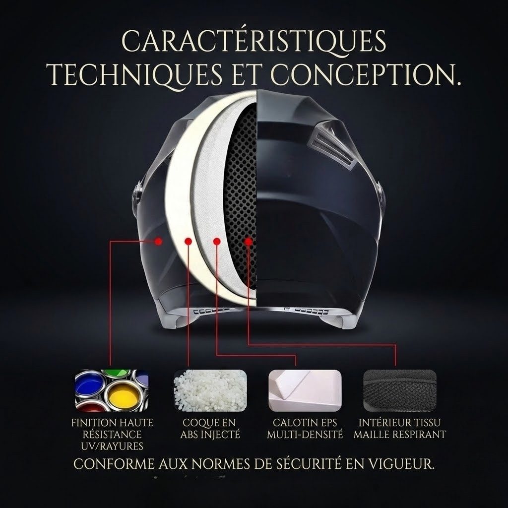 Casque Moto Jet Urbain "Aero" Double Écran | Motorz Legacy
