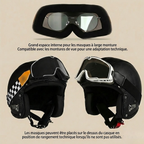 Casque Jet Vintage V-Retro Leather Edition | Motorz Legacy - 17