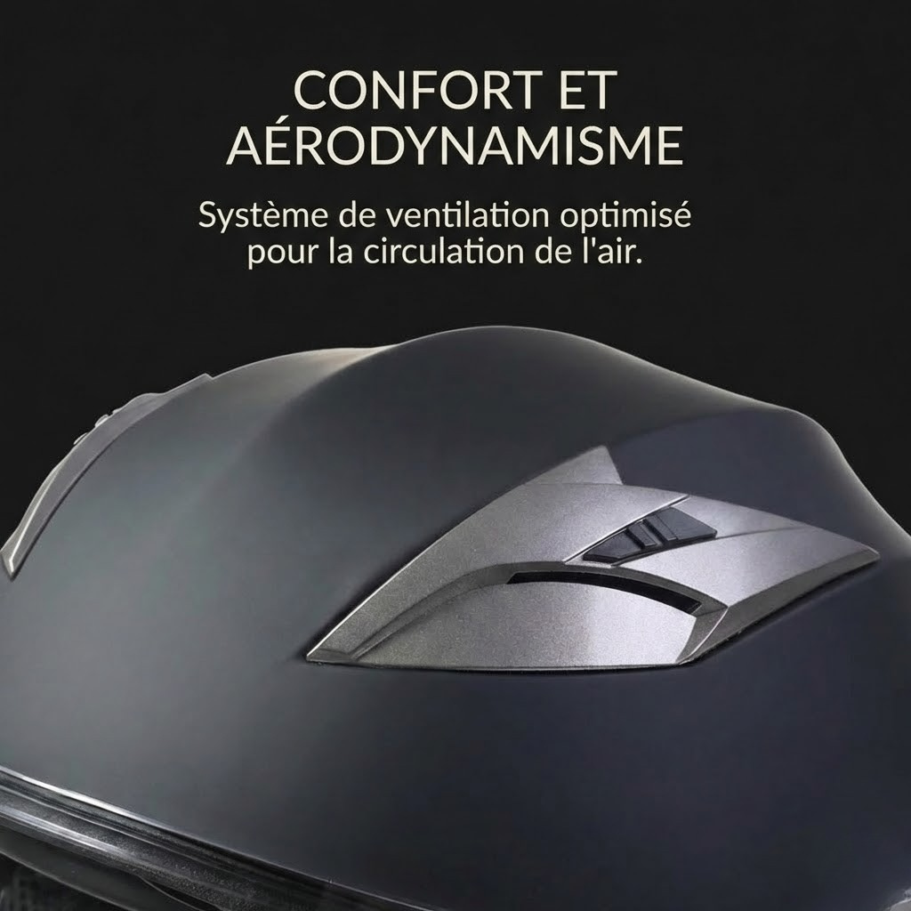 Casque Moto Jet Urbain "Aero" Double Écran | Motorz Legacy