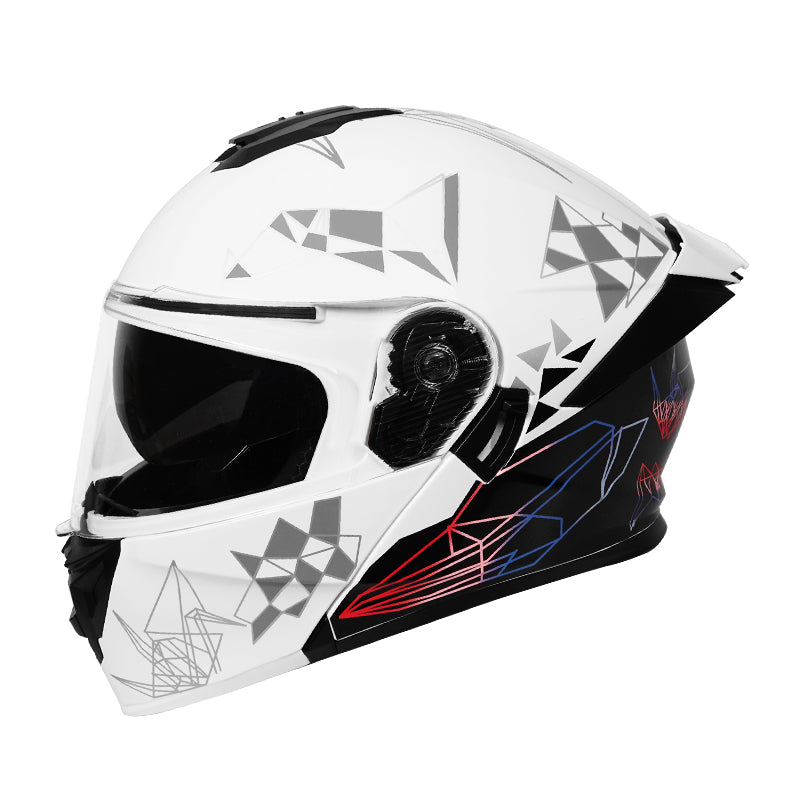 Casque Modulable Storm-GT White Origami | Motorz Legacy