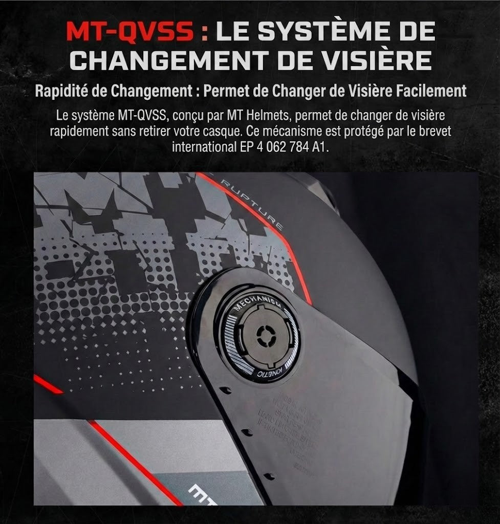 Casque Intégral Braker SV - Éditions Graphiques (Voodoo / Eagle / Dark) MT Helmets | Motorz Legacy