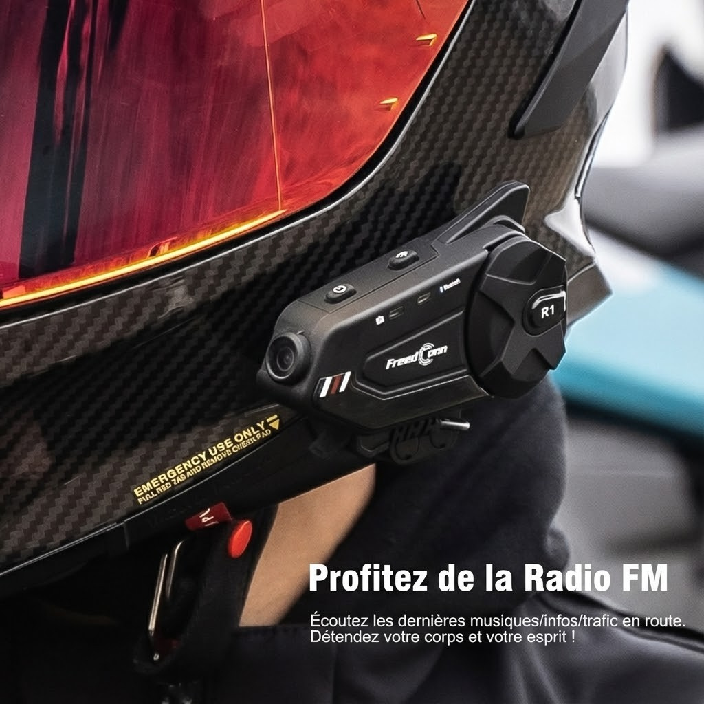 Intercom Moto Freedconn R1 Plus [DUO] – Caméra 1080P - détail