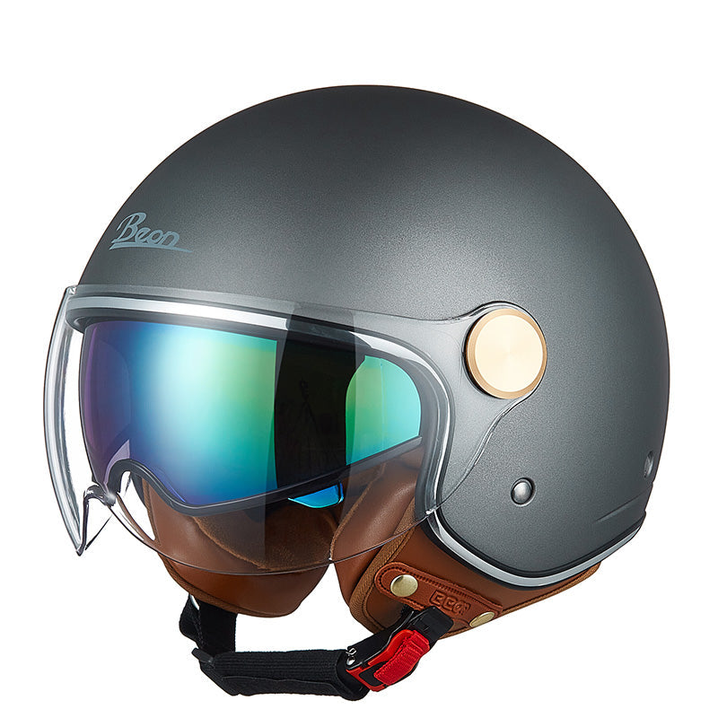 Casque Jet Vintage Icon Beon | Motorz Legacy