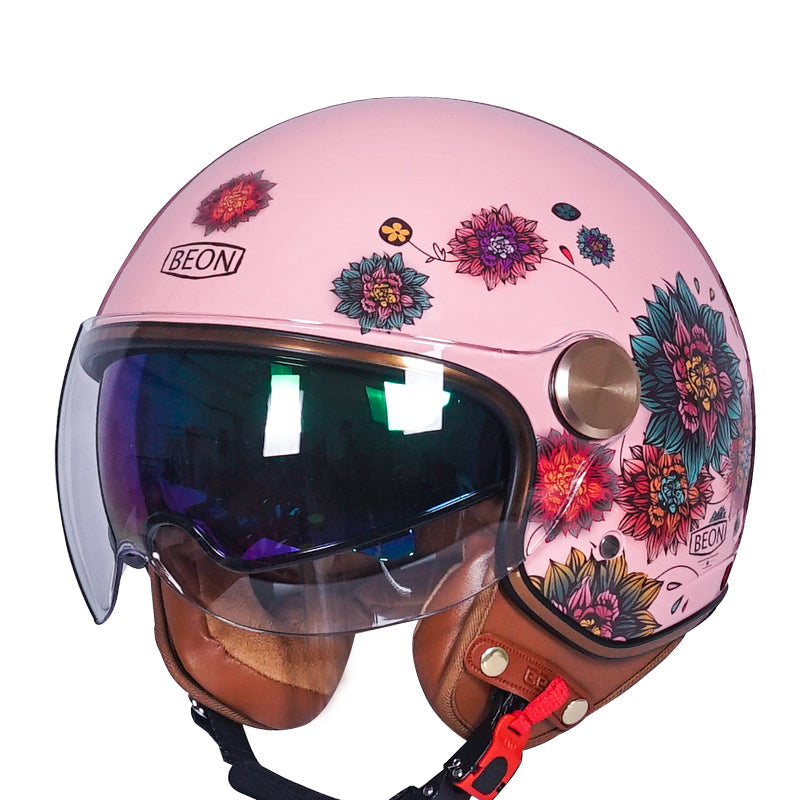 Casque Jet Vintage Icon Beon | Motorz Legacy