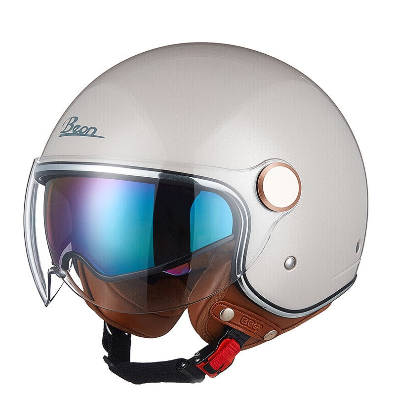 Casque Jet Vintage Icon Beon | Motorz Legacy