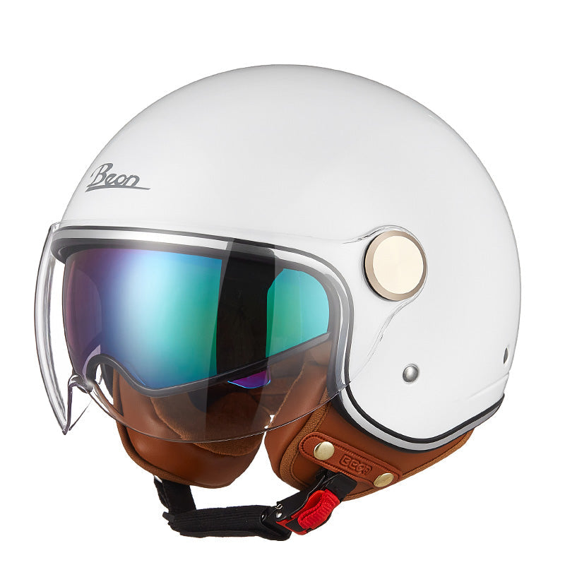 Casque Jet Vintage Icon Beon | Motorz Legacy