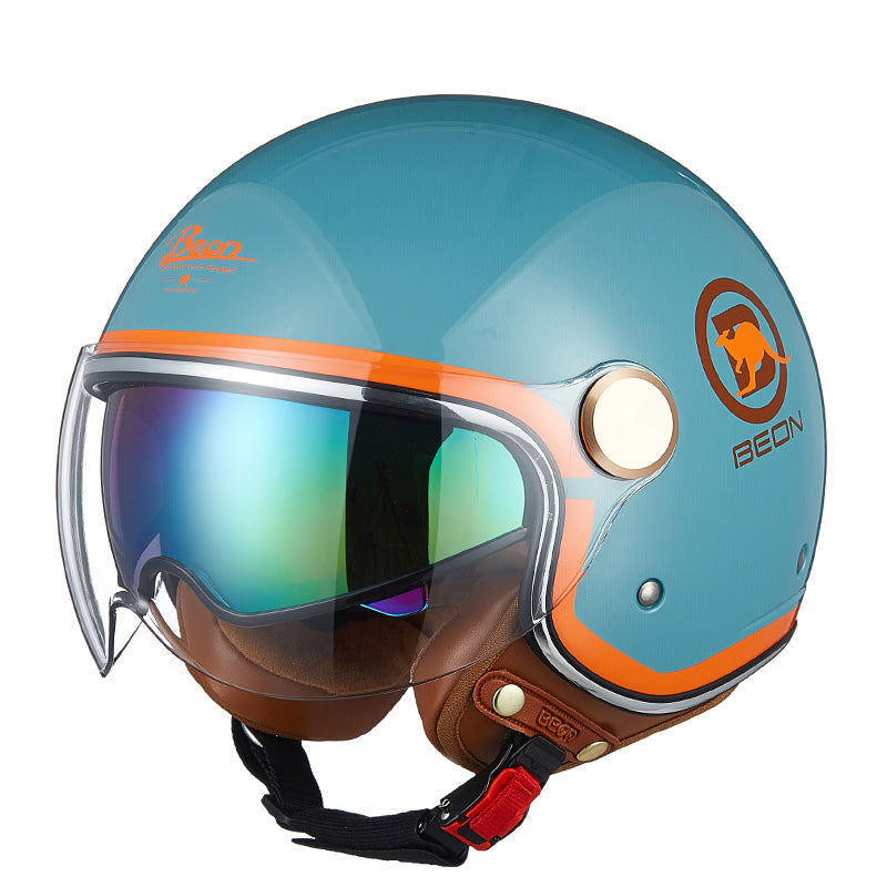 Casque Jet Vintage Icon Beon | Motorz Legacy