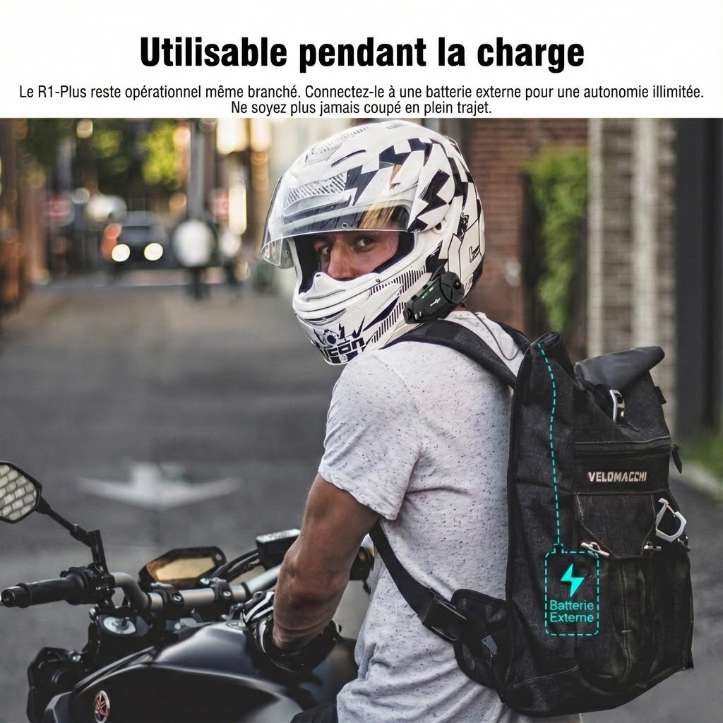Intercom Moto Freedconn R1 Plus [DUO] – Caméra 1080P | Motorz Legacy