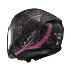 Casque Jet LS2 Infinity II Spring Noir Rose (OF603) | Motorz Legacy - 4