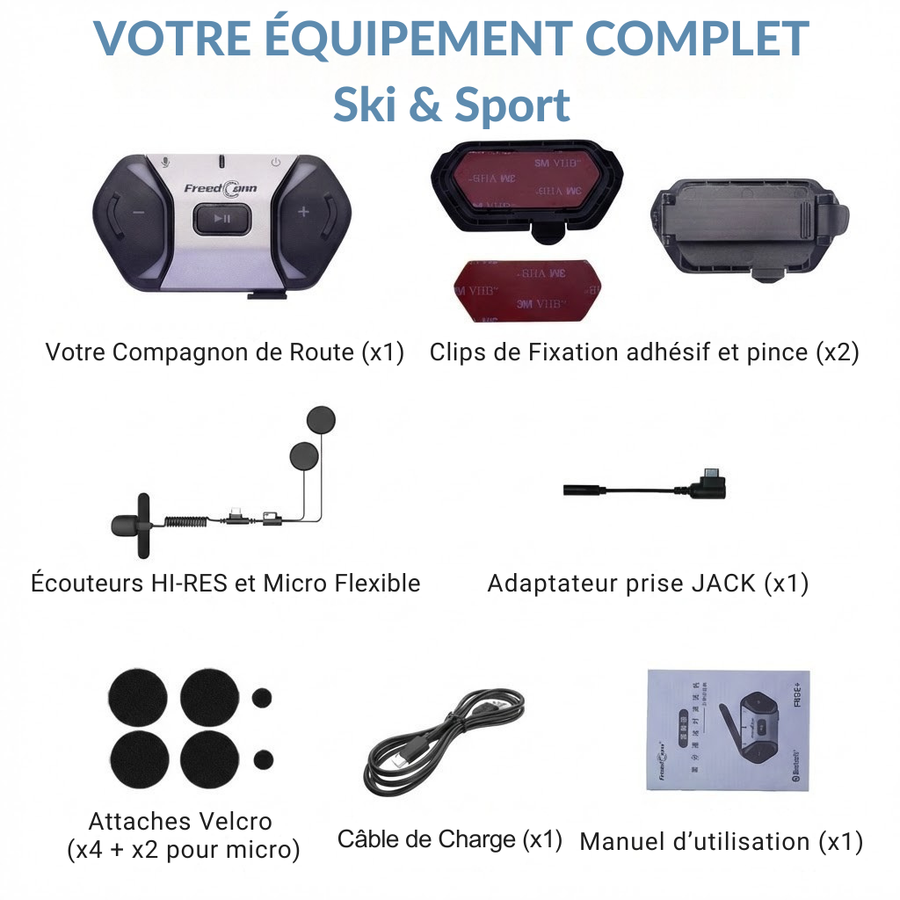 Intercom Moto Freedconn FREE+ MESH V2.0 - trois-quarts