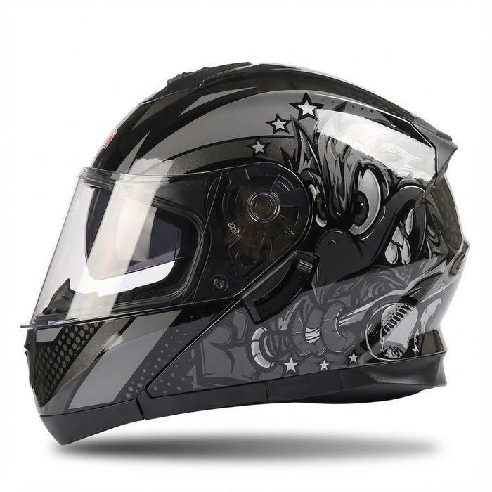 Casque Modulable Baseball Bird Blacklion | Motorz Legacy