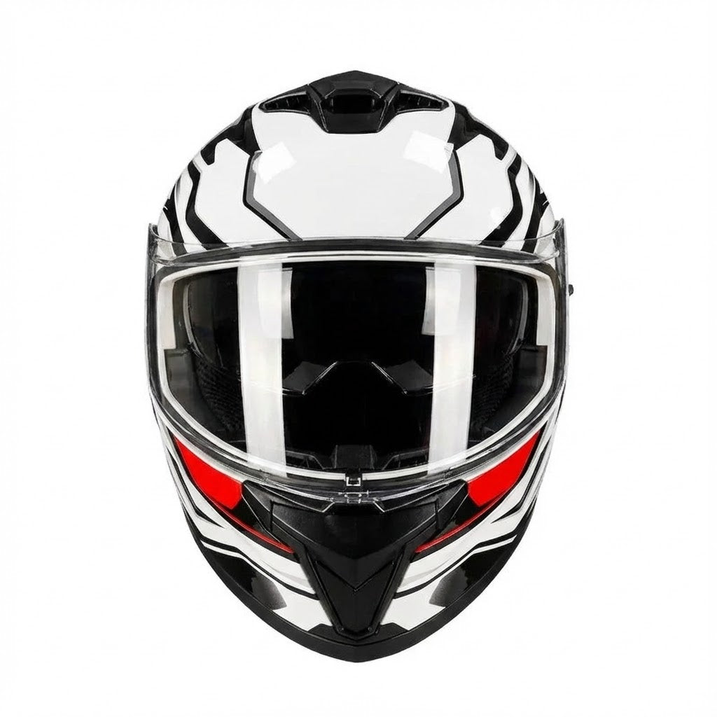 Casque Intégral Steel Red QIKE | Motorz Legacy