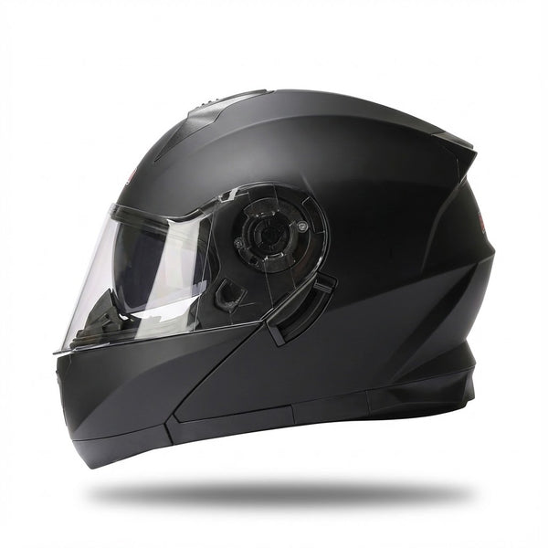 Casque Modulable Noir Blacklion Dual Visor | Motorz Legacy